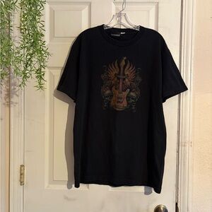 Y2K Guitar Graphic T-Shirt